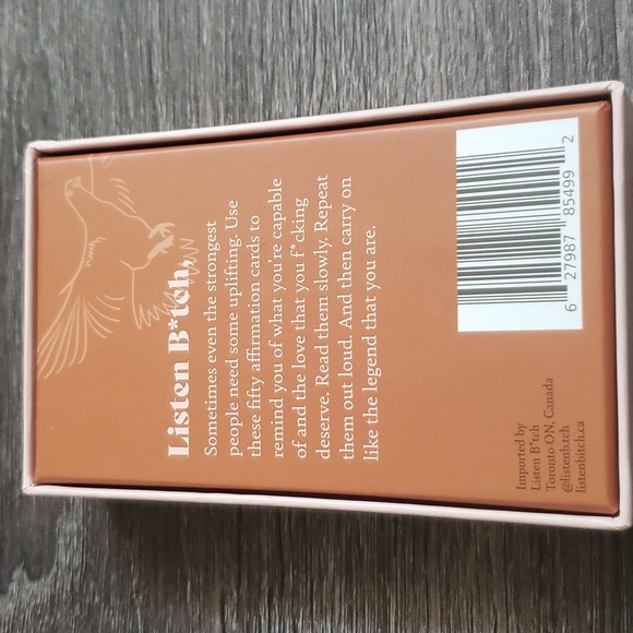 Listen B*itch affirmation cards - Picture 3 of 3